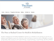 Tablet Screenshot of pinesrutland.com